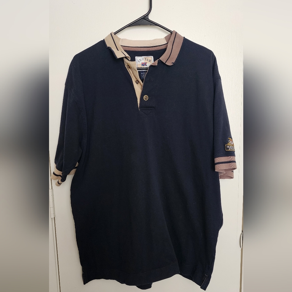Cutter and Buck Vintage Mens Miller Light Polo Shirt Size Large